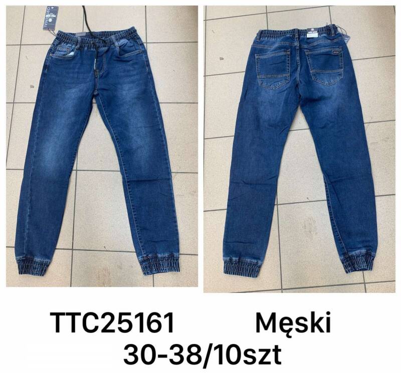 Spodnie jeansy meskie Roz 30-38, 1 Kolor Paczka 10 szt